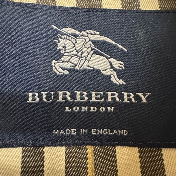 Men's BURBERRY Trench Coat with wool lining- Size 54 -Beige - Picture 4 of 16